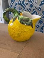 Pichet en barbotine vintage en forme de citron, Antiquités & Art, Enlèvement