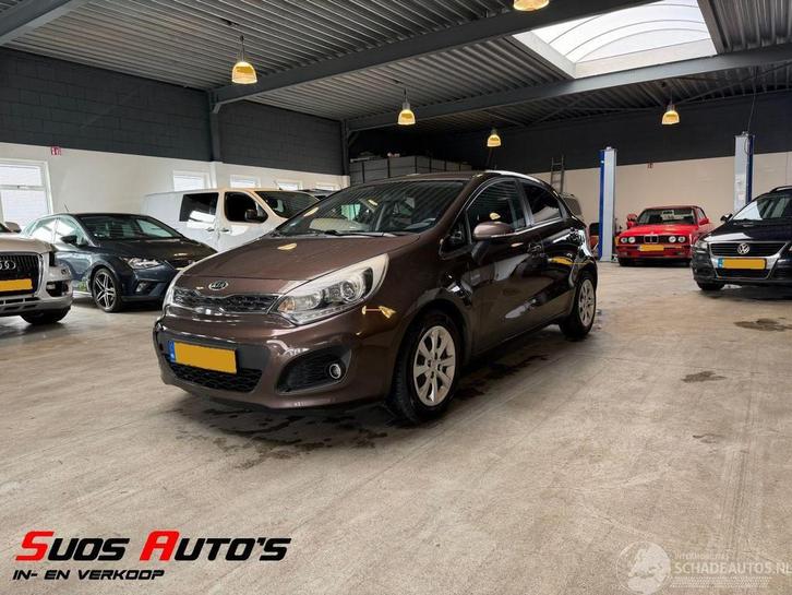Kia Rio 1.2 CVVT Plus Pack NAP!, Autos : Divers, Voitures accidentées, Kia, Boîte manuelle, Essence, Hatchback, Brun