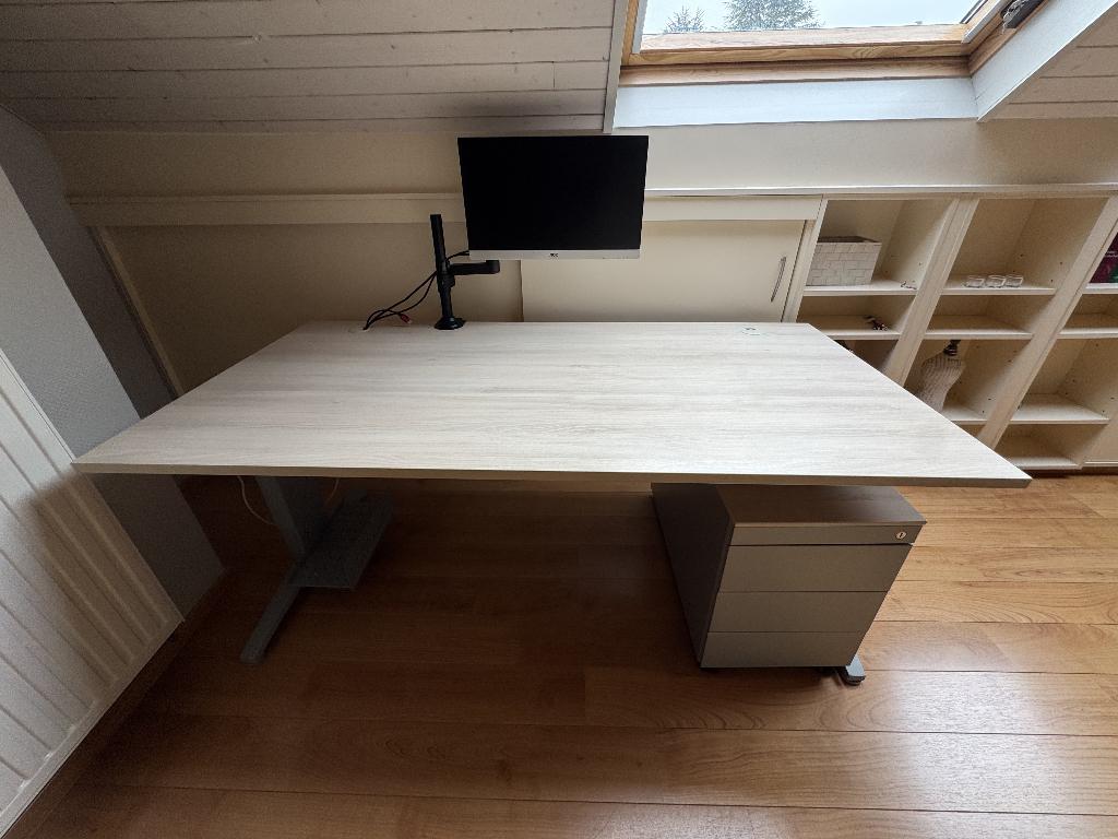 Bureau 1m80 x 90cm, Maison & Meubles, Bureaux, 90 cm, Bureau d'ordinateur, Avec tiroirs, 180 cm
