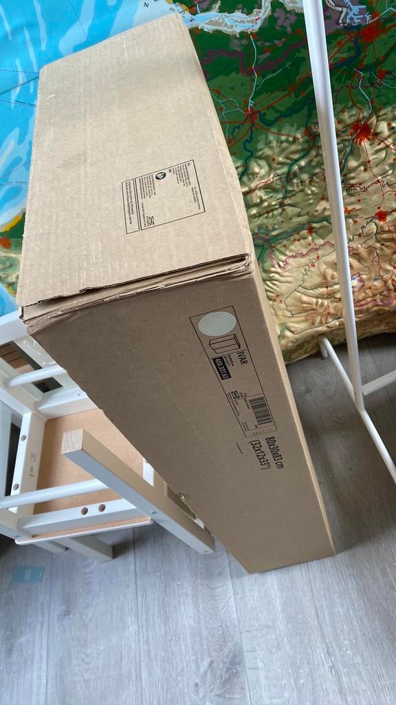 Ikea Ivar houten kast met onderstel, Maison & Meubles, Armoires | Étagères, Enlèvement, Comme neuf