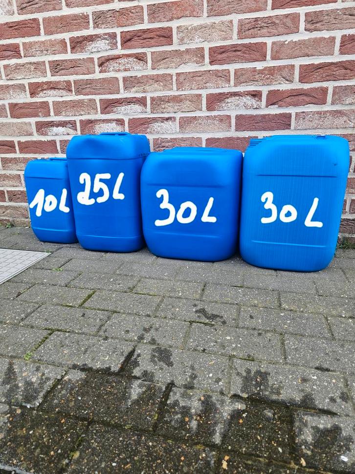 Bidon 10L 25L et 30L alimentaire pret a l emploi, Jardin & Terrasse, Barils de pluie, Enlèvement