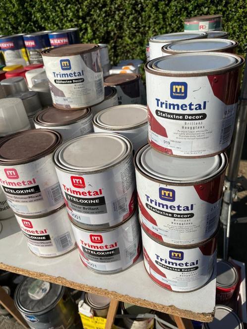 Trimetal Steloxine antiroest verf, Doe-het-zelf en Bouw, Verf, Beits en Lak, Nieuw, Lak, Minder dan 5 liter, Blauw, Ophalen