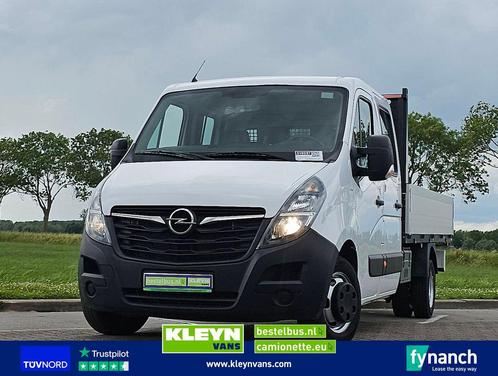 Opel MOVANO 2.3 DUB.CAB Open-Laadbak, Auto's, Bestelwagens en Lichte vracht, Bedrijf, ABS, Airconditioning, Centrale vergrendeling