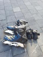 Rollerblades Salomon + protège-poignets, Sports & Fitness, Patins à roulettes alignées, Femmes, Rollers 4 roues en ligne, Salomon