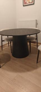 Ronde tafel mangohout/noothout, Huis en Inrichting, Tafels | Eettafels, Ophalen of Verzenden, Zo goed als nieuw