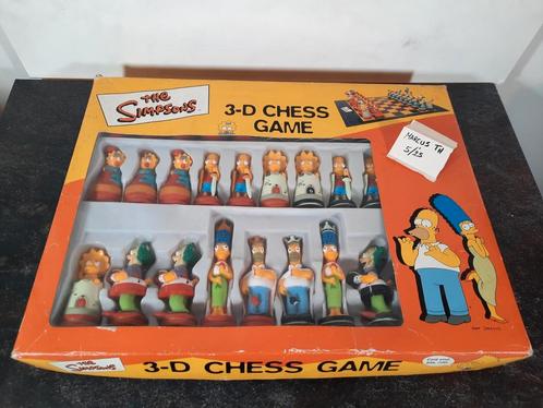 The simpsons 3-D chess game (Schaakspel), Hobby en Vrije tijd, Gezelschapsspellen | Bordspellen, Gebruikt, Een of twee spelers