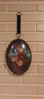 Wanddecoratie met droogbloemen, Ophalen