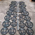 Athletic performance pu Gewichten + verschillende barbells, Sport en Fitness, Fitnessmaterialen, Ophalen, Zo goed als nieuw, Benen
