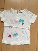 t-shirt wit C&A maat 74, Kinderen en Baby's, Babykleding | Maat 74, C&A, Meisje, Ophalen of Verzenden, Zo goed als nieuw