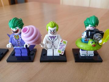 6 LEGO minifigures The Joker beschikbaar voor biedingen