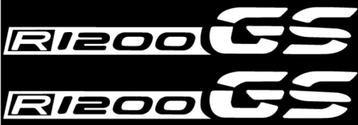 BMW R1200GS sticker set van 2, wit (laatste set!!!) beschikbaar voor biedingen