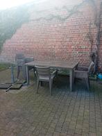 tuintafel en stoelen, Tuin en Terras, Ophalen