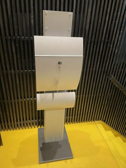 Brievenbus in aluminium, Tuin en Terras, Brievenbussen, Nieuw, Staande brievenbus, Aluminium, Ophalen