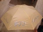 Inschuifbare paraplu '' il fait boo! '' geel/wit, Handtassen en Accessoires, Ophalen of Verzenden, Zo goed als nieuw, Geel