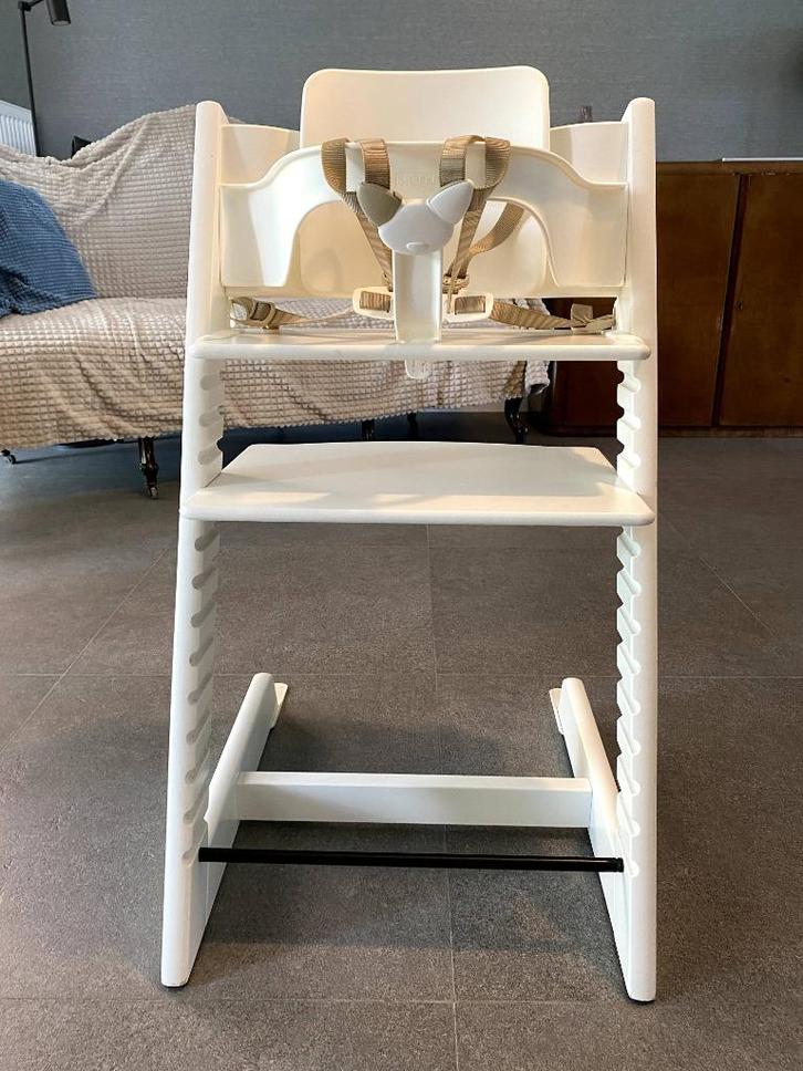 Stokke Tripp Trapp + Baby Set2 + Tuigje + Kussen, Kinderen en Baby's, Kinderstoelen, Zo goed als nieuw, Meegroeistoel, Aanschuifbaar