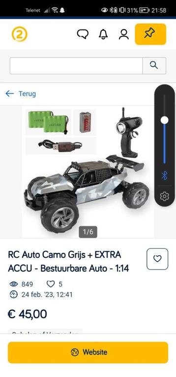 Rc auto gezocht  beschikbaar voor biedingen
