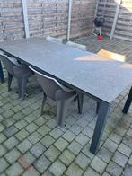 Tuintafel, Tuin en Terras, Ophalen, Zo goed als nieuw, Rechthoekig, Aluminium