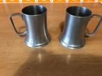 2 belles chopes en etain, fabrication Potstainiers, Antiek en Kunst, Antiek | Tin, Ophalen