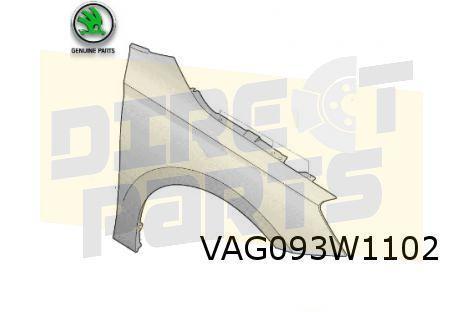 Skoda Fabia (8/21-) Voorscherm Rechts Origineel! 6VA821106A, Auto-onderdelen, Carrosserie, Spatbord, Skoda, Nieuw, Verzenden