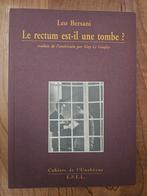 Le rectum est-il une tombe. Léo Bersani, Enlèvement ou Envoi, Comme neuf