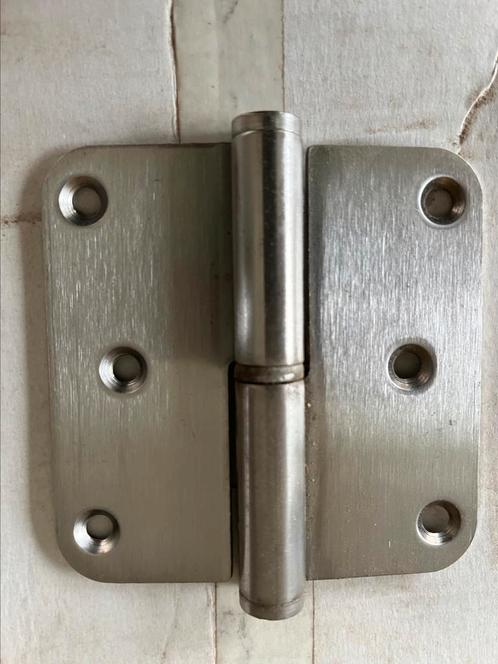 131 stuks inox scharnieren monin nieuw!, Doe-het-zelf en Bouw, Hang- en Sluitwerk, Nieuw, Inox, Ophalen of Verzenden