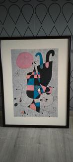 Een reproductie van een kunstwerk van Miro, Ophalen