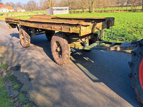 Platte wagen 6.2mLx 2.2mbr en 4.5x2m, Zakelijke goederen, Landbouw | Aardappelen, Groenten, Fruit en Vlees, Ophalen