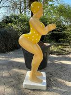 (Tuin)Beeld duikende dame, eye catcher zwembad, vijver 115cm, Tuin en Terras, Tuinbeelden, Ophalen, Nieuw, Kunststof, Mensenbeeld