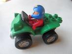 Duplo lego vintage setje racer en auto, Ophalen of Verzenden, Duplo