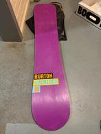 Snowboard Burton Sherlock 160 cm + Fixations Mission EST, Sports & Fitness, Snowboard, Enlèvement, Utilisé, Fixations