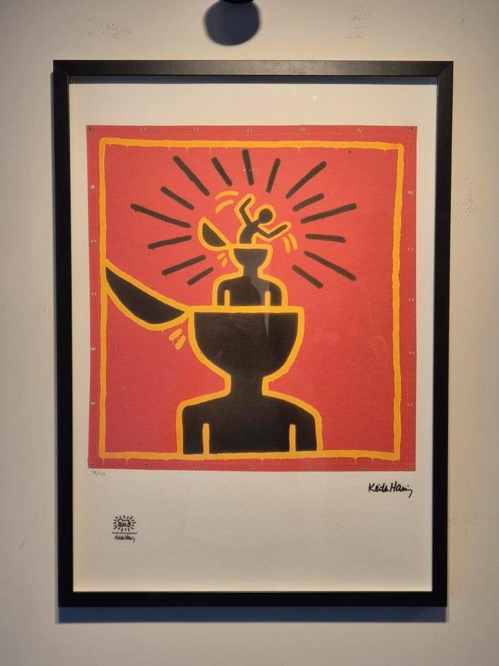 Keith Haring Litho, Antiek en Kunst, Kunst | Litho's en Zeefdrukken, Ophalen