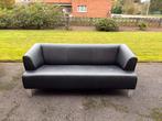 Rolf Benz zwarte leren zetels sofa’s, Huis en Inrichting, Gebruikt, 150 tot 200 cm, Driepersoons, Leer