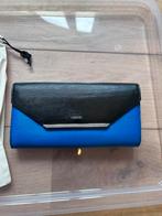Lancel leren portemonnee, Blauw, Zo goed als nieuw, Leder, Ophalen
