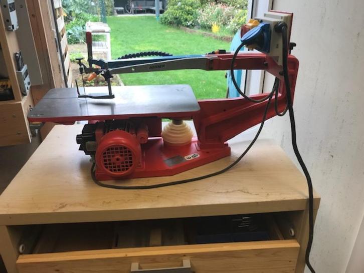 Hegner figuurzaag universele zaagmachine, Doe-het-zelf en Bouw, Gereedschap | Zaagmachines, Zo goed als nieuw, Figuurzaag, 600 tot 1200 watt
