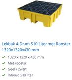 Lekbak opvangbak 510 liter of 4 drums, Ophalen