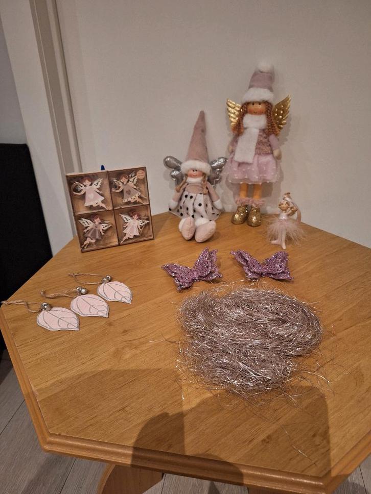 Kerstdecoratieset in thema 'elfjes', Diversen, Kerst, Nieuw, Ophalen of Verzenden