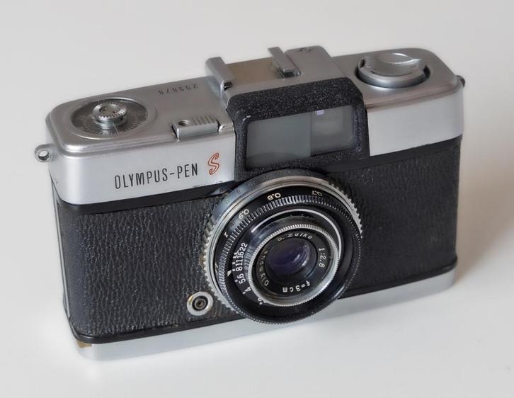 OLYMPUS PEN S, Audio, Tv en Foto, Fotocamera's Analoog, Zo goed als nieuw, Olympus, Ophalen of Verzenden