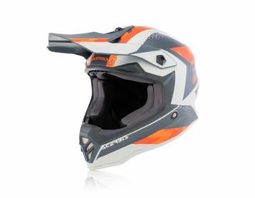 * ACERBIS KIDS STEEL CROSS HELM ORANJE/GRIJS MAAT S NIEUW  *, Kinderen, Offroadhelm, Ophalen of Verzenden, S