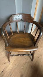 Twee Authentieke volhouten zeteltjes, 120 jaar oud, Ophalen