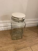 Mooie glazen voorraadpot, Ophalen, Zo goed als nieuw
