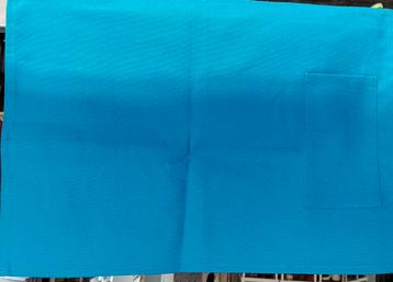 Bestek textiel tafelnapjes 22 stuks blauw pocket pochette  beschikbaar voor biedingen