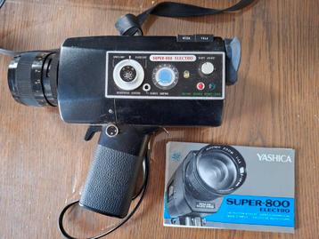 Yashica camera,Chinon C300 8mm projector en afspeelscherm, Enlèvement, 8 mm, Caméra