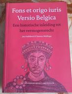 Tammo Wallinga - Fons et origo iuris Versio Belgica, Boeken, Ophalen of Verzenden, Tammo Wallinga; Jan Hallebeek