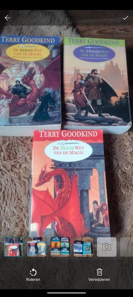 De wetten van de magie - complete serie  - Terry Goodkind, Boeken, Fantasy, Gelezen, Ophalen of Verzenden