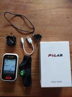 Aangeboden een fietscomputer Polar V650 met hartslagmeter, Comme neuf, Capteur de fréquence cardiaque, Enlèvement ou Envoi