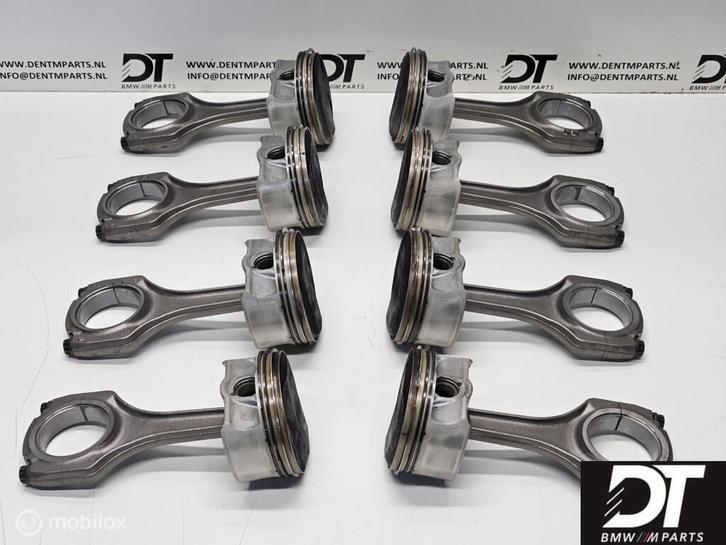 Zuigers + drijfstangen BMW M3 E92 S65 V8 S65B40 11257840922, Auto-onderdelen, Motor en Toebehoren, BMW, Gebruikt, Ophalen of Verzenden