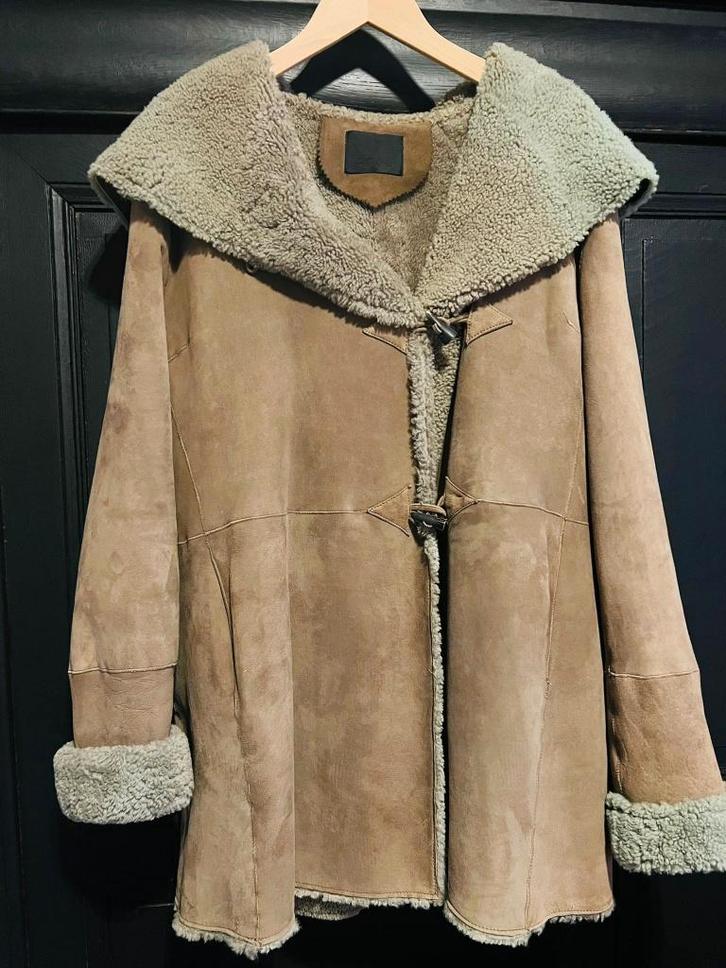 Jas- Mouton retourné, Kleding | Dames, Jassen | Winter, Nieuw, Maat 46/48 (XL) of groter, Overige kleuren, Ophalen