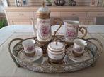 Porseleinen koffiestel handgeschilderd decor Meissen, Antiek en Kunst, Antiek | Porselein, Ophalen