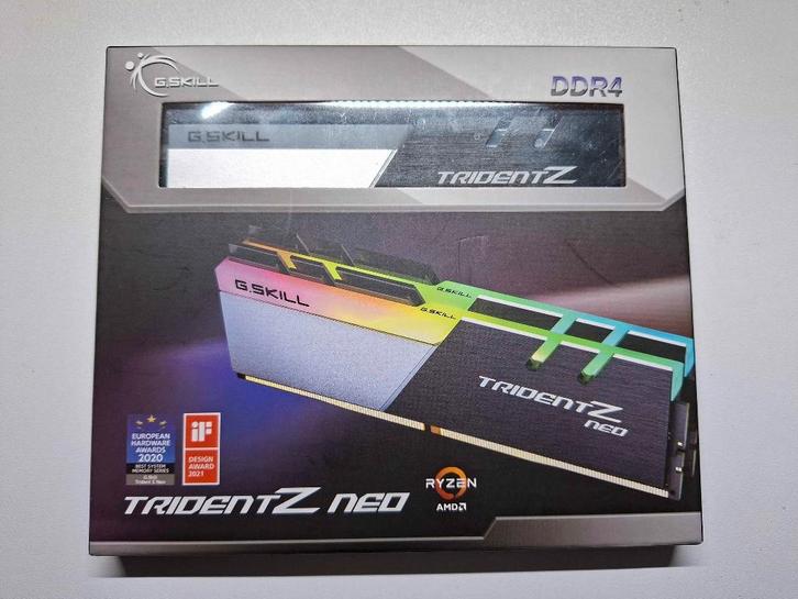 32 Go de mémoire DDR4 Gskill Tridentz néo RGB à 3600 MHz, Informatique & Logiciels, Mémoire RAM, Comme neuf, Desktop, 32 GB, DDR4