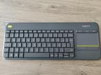 Logitech K400 Plus Wireless Keyboard Azerty BE, Computers en Software, Toetsenborden, Ophalen, Logitech, Azerty, Zo goed als nieuw